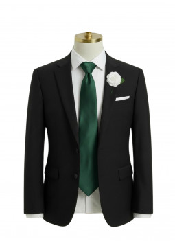 CORBATA SATÉN VERDE