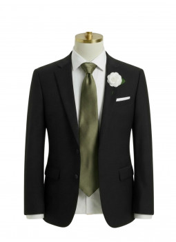 DRY GREEN SATIN TIE