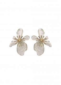 BOUCLE D’OREILLE BEIGE