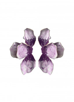 ORECCHINO FIORE LILLA