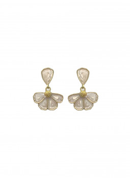 MOTHER PEARL FLOWER EARRING
