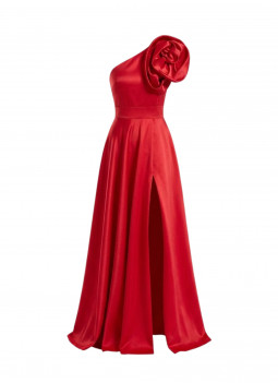 VESTIDO ESTRUTURADO PRINCESA VERMELHO