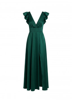 VESTIDO LARGO VERDE