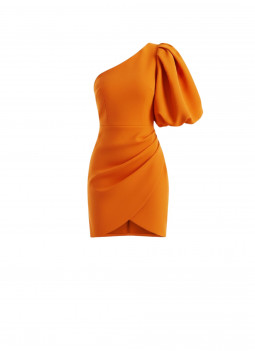 VESTIDO CORTO NARANJA