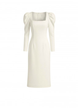VESTIDO MIDI BLANCO