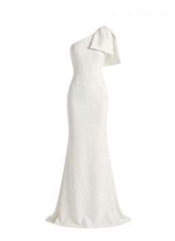 VESTIDO LONGO BRANCO LAÇO