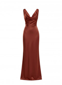 VESTIDO LONGO TERRACOTA