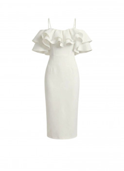 VESTIDO MIDI BLANCO
