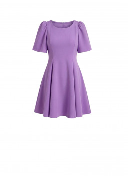 VESTITO CORTO LILLA