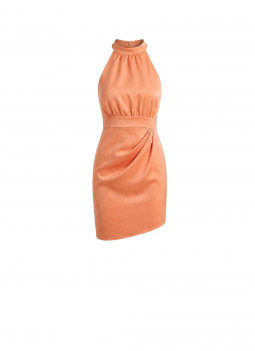 VESTITO CORTO SALMONE