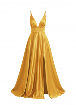 VESTIDO PRINCESA AMARELO