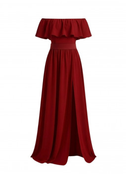 RED LONG DRESS