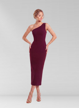 BORDEAUX MIDI DRESS