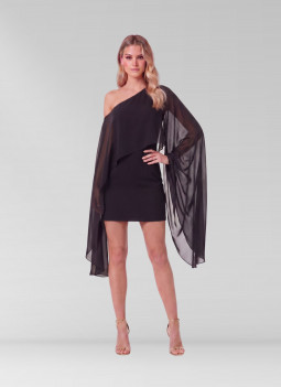 VESTIDO CURTO PRETO