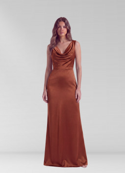 VESTIDO LARGO TERRACOTA