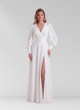 LANGES WEISSES KLEID
