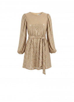 GOLD SEQUIN DRESS