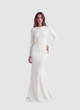 BRAUTKLEID MIT ÄRMELN