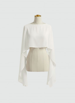 CAPE / ÉCHARPE BLANCHE