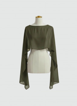 CAPA / ECHARPE VERDE SECO