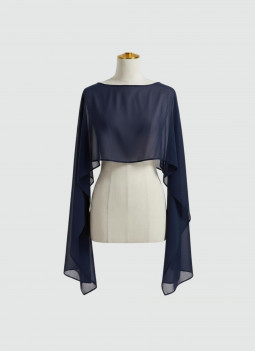 MARINEBLAU CAPE-SCHAL