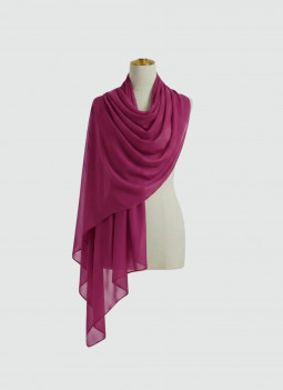ÉCHARPE ROSE / CERISE