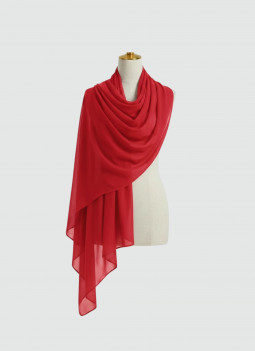 ROTER SCHAL