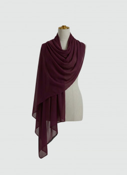 ECHARPE BORDEAUX