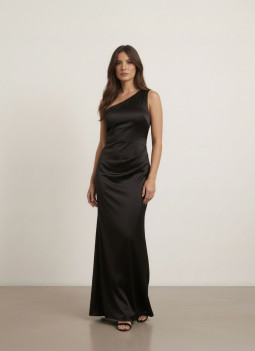 LANGES SCHWARZES KLEID