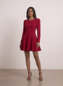 ROBE COURTE ROUGE