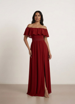 RED LONG DRESS