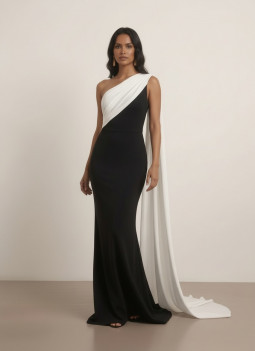 BLACK LONG DRESS