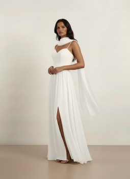 WHITE SHAWL
