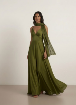 OLIVE GREEN SHAWL