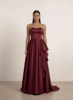 BORDEAUX STRUCTURED DRESS