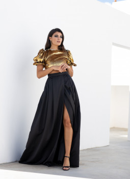 ÚLTIMOS - FALDA LARGA NEGRA