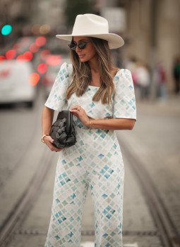 BLOUSE IMPRIMÉE VERTE | DERNIÈRES UNITÉS