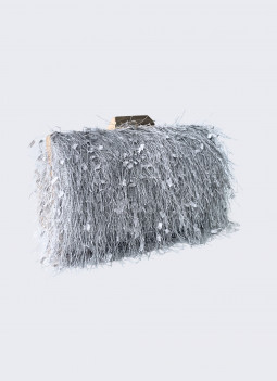 FEATHER CLUTCH