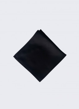 BLACK POCKET SQUARE