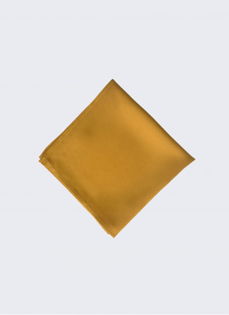 LENÇO DE BOLSO MOSTARDA