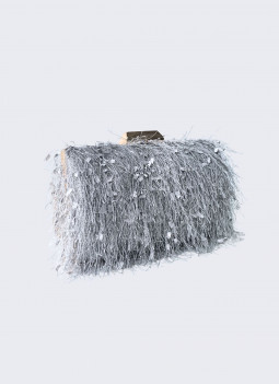 FEATHER CLUTCH