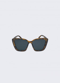 BROWN SUNGLASSES WITH PATTERN