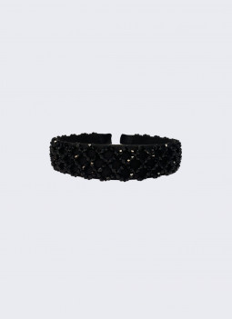 BLACK SEQUIN HEADBAND