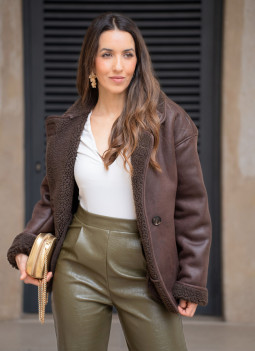 BROWN DOUBLE-FACED COAT / JACKET