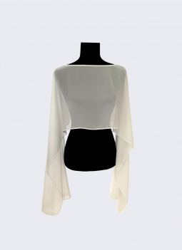 BEIGE SHAWL / CAPE
