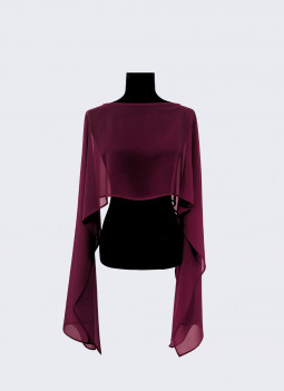 CAPA / ECHARPE BORDEAUX