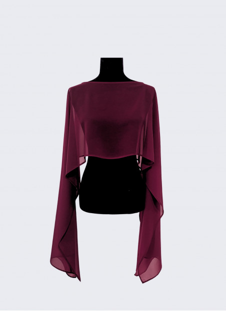 CAPA / ECHARPE BORDEAUX