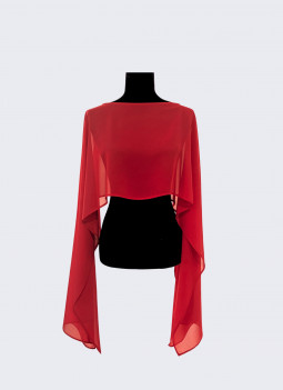 RED CAPE SHAWL