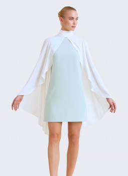CAPE WITH COLLAR