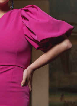 ROBE FUCHSIA